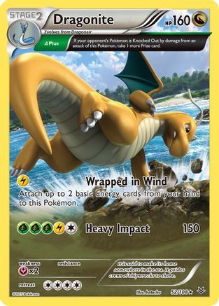 Dragonite (52 Delta) (52 Delta) 052  - Holofoil XY  Roaring Skies - Holo Rare