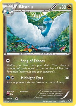 Altaria (53) (53) 053  - Reverse Holofoil XY  Roaring Skies - Uncommon