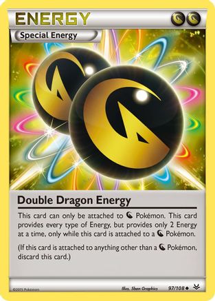 Double Dragon Energy 097  - Reverse Holofoil XY  Roaring Skies - Uncommon