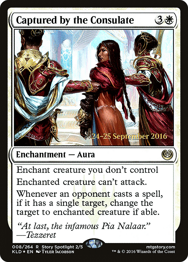 Captured by the Consulate (PRE-08S) - Kaladesh Promos Foil