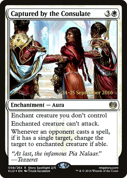 Captured by the Consulate (PRE-08S) - Kaladesh Promos Foil