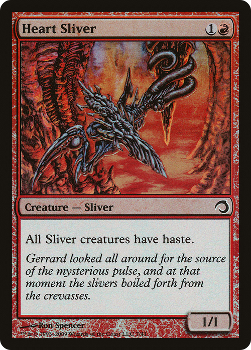 Heart Sliver (PDS-007) - Premium Deck Series: Slivers Foil