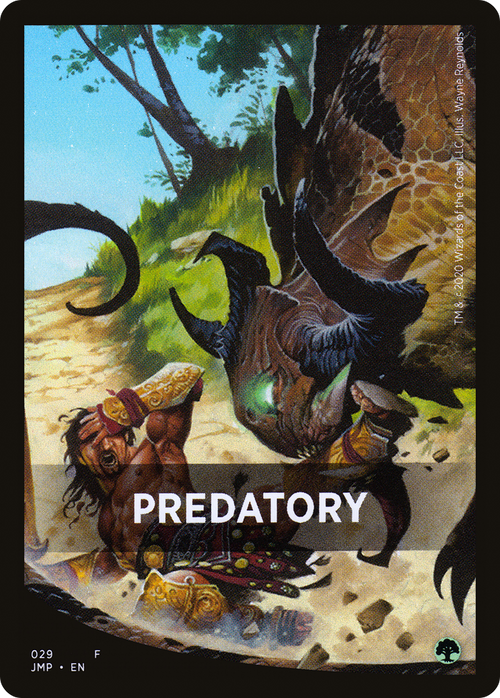 Predatory Theme Card (JMP-029) - Jumpstart Front Cards