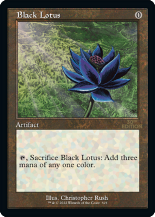 Black Lotus (Retro Frame) (30A-525) - 30th Anniversary Edition