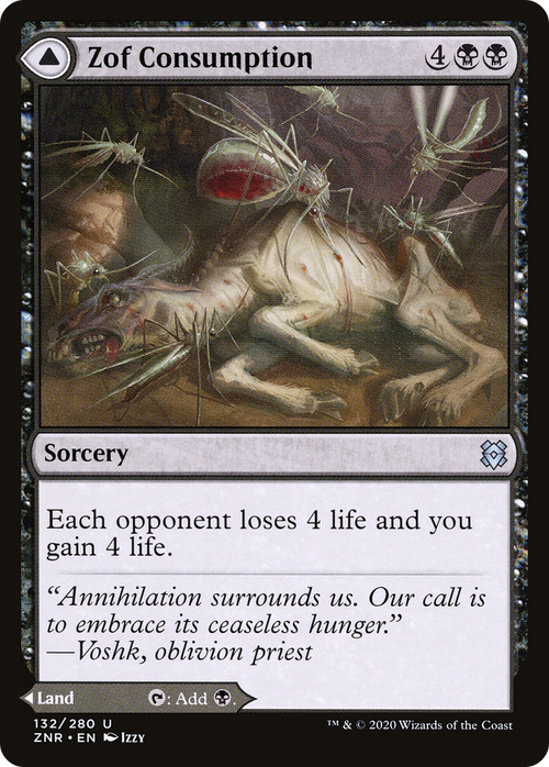 Zof Consumption (ZNR-132) - Zendikar Rising Foil