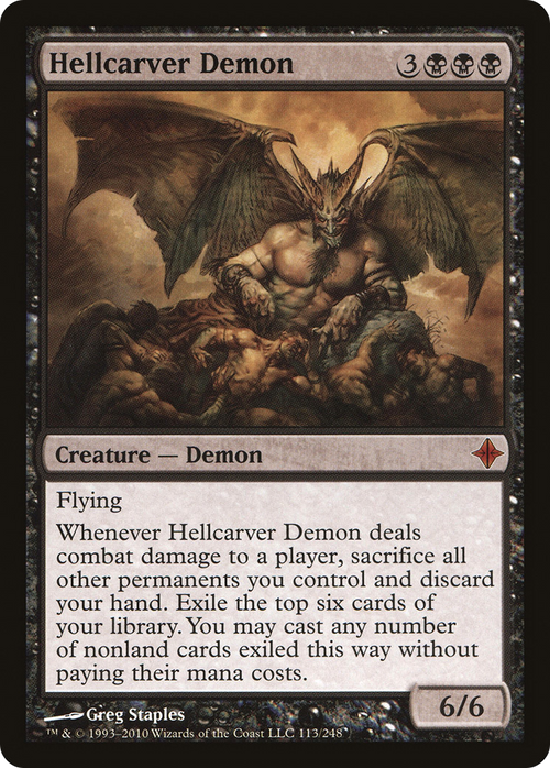 Hellcarver Demon (ROE-113) - Rise of the Eldrazi