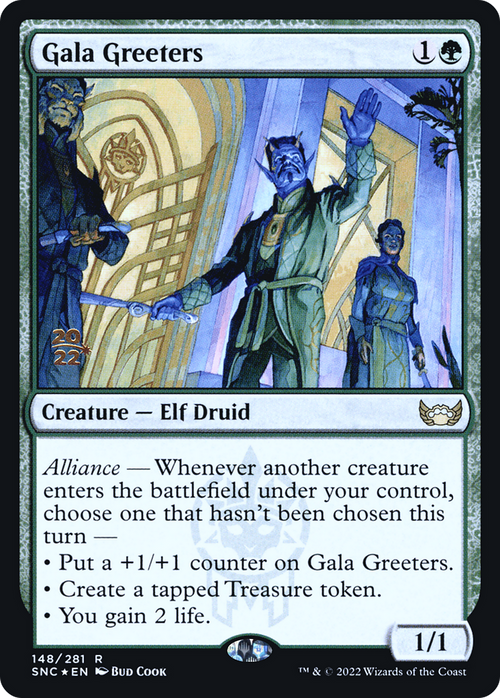 Gala Greeters (PRE-148) - Streets of New Capenna Promos Foil