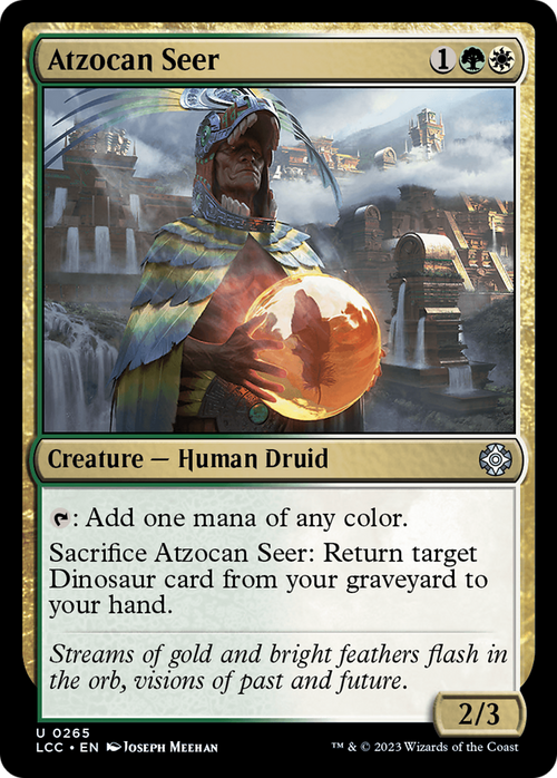 Atzocan Seer (LCC-265) - The Lost Caverns of Ixalan Commander