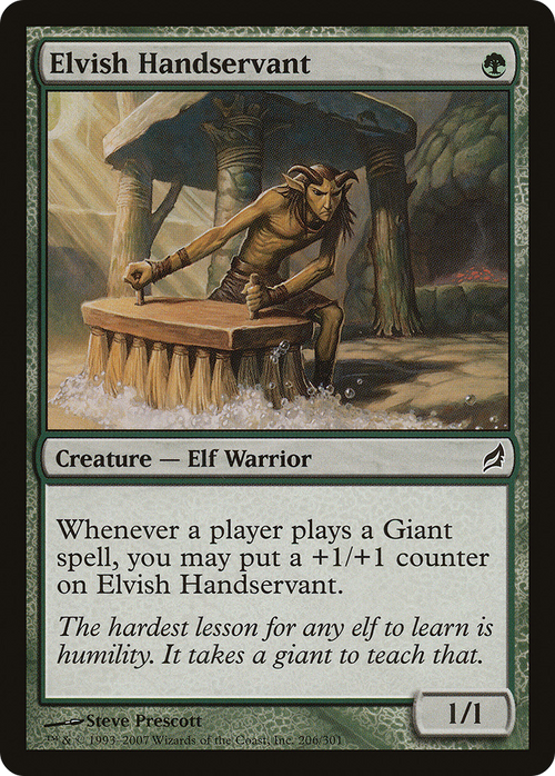 Elvish Handservant (LRW-206) - Lorwyn Foil