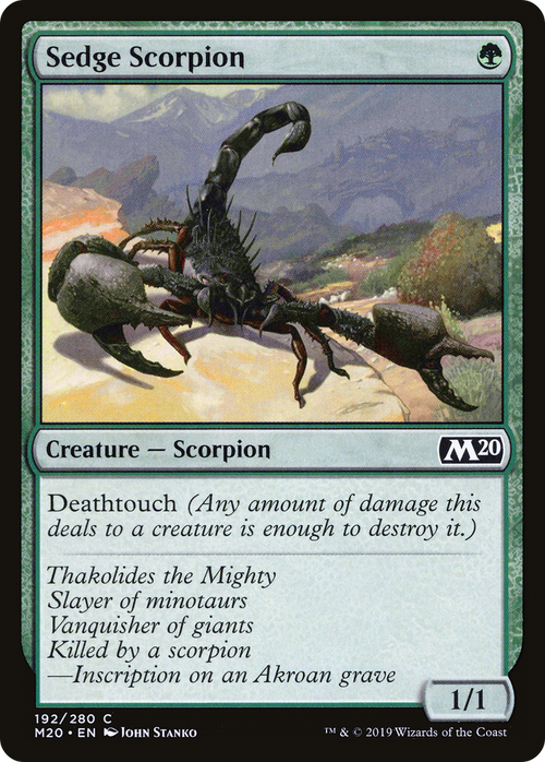 Sedge Scorpion (M20-192) - Core Set 2020