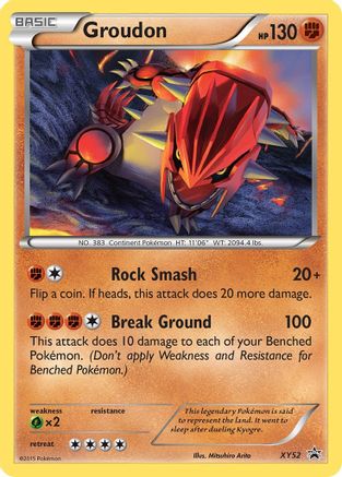 Groudon - XY52  - Holofoil XY Promos - Promo
