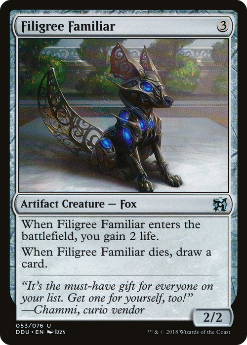 Filigree Familiar (DDU-053) - Duel Decks: Elves vs. Inventors
