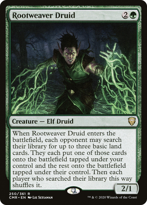 Rootweaver Druid (CMR-250) - Commander Legends