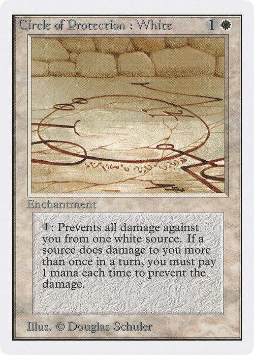 Circle of Protection: White (2ED-) - Unlimited Edition