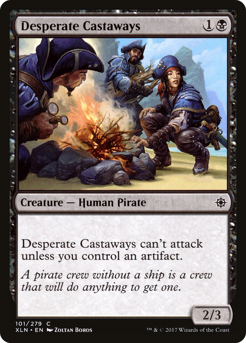 Desperate Castaways (XLN-101) - Ixalan Foil