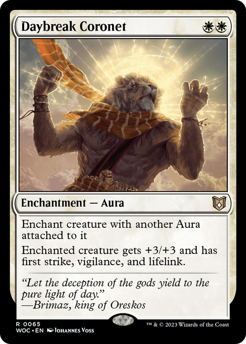 Daybreak Coronet (WOC-065) - Wilds of Eldraine Commander