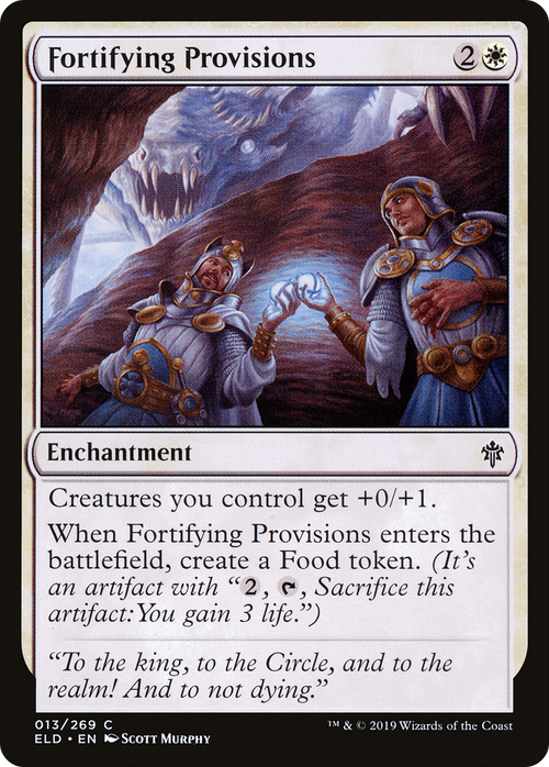 Fortifying Provisions (ELD-013) - Throne of Eldraine Foil