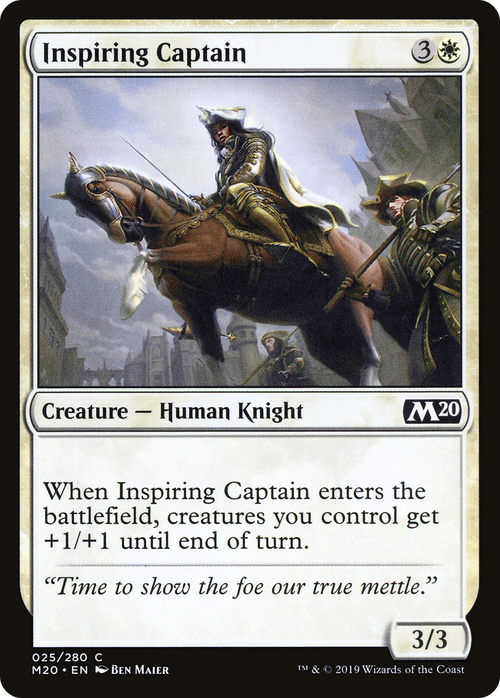 Inspiring Captain (M20-025) - Core Set 2020