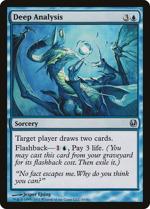 Deep Analysis (DDH-065) - Duel Decks: Ajani vs. Nicol Bolas