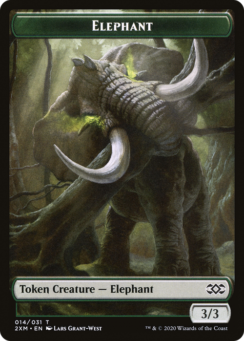 Elephant (T2XM-014) - Double Masters Tokens Foil