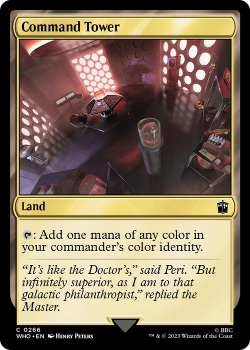 Command Tower (0266) (WHO-266) - Doctor Who Foil
