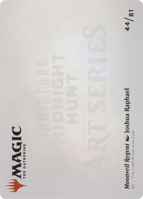 Moonveil Regent // Moonveil Regent (AMID-044) - Midnight Hunt Art Series (Borderless) Foil