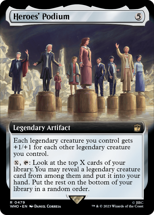 Heroes' Podium (Extended Art) (WHO-479) - Doctor Who: (Extended Art)