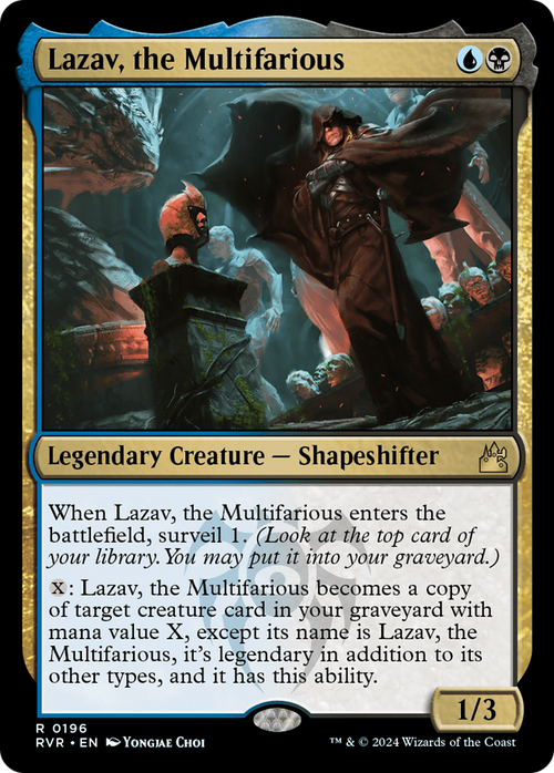 Lazav, the Multifarious (RVR-196) - Ravnica Remastered