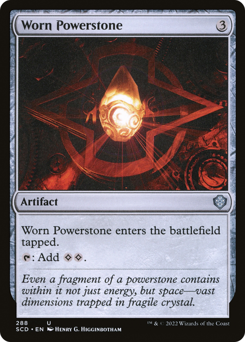 Worn Powerstone (SCD-288) - Starter Commander Decks