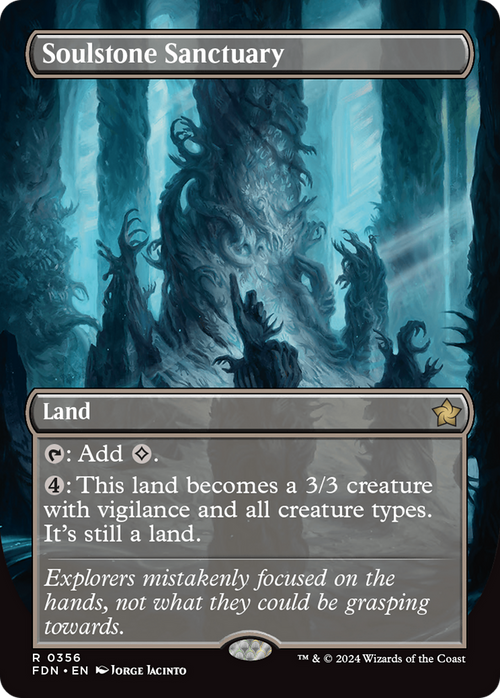 Soulstone Sanctuary (Borderless) (FDN-356) - Foundations