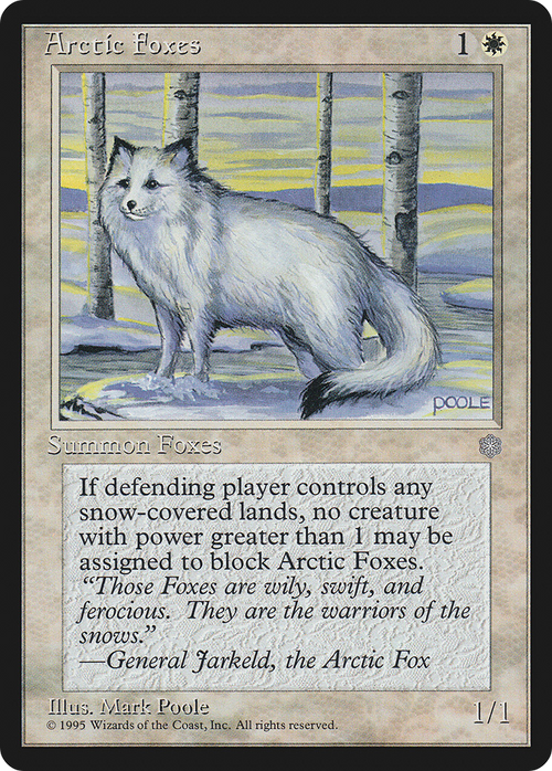 Arctic Foxes (ICE-) - Ice Age