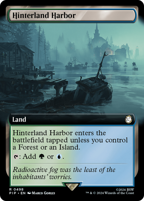 Hinterland Harbor (Extended Art) (PIP-498) - Fallout: (Extended Art) Foil