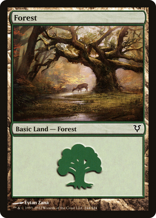 Forest (244) (AVR-244) - Avacyn Restored