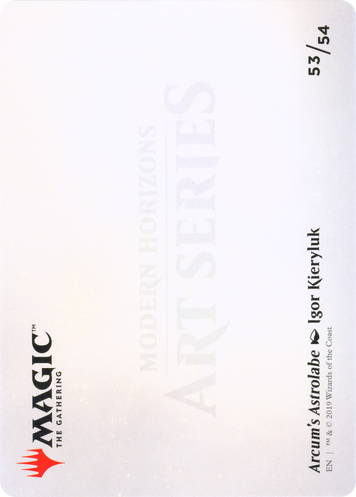 Arcum's Astrolabe // Arcum's Astrolabe (AMH1-053) - Modern Horizons Art Series (Borderless)