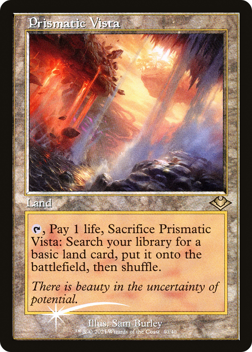 Prismatic Vista (Retro Frame) (MH1-040) - Modern Horizons 1 Timeshifts Foil