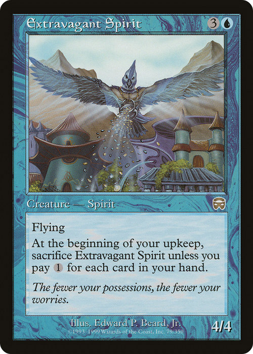 Extravagant Spirit (MMQ-079) - Mercadian Masques Foil