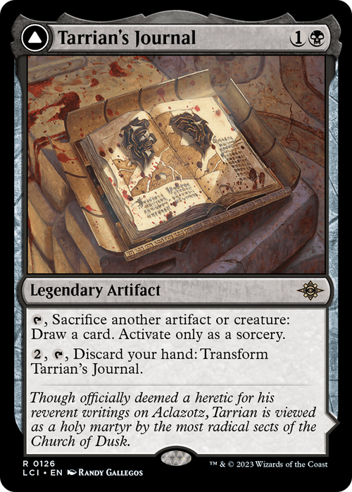 Tarrian's Journal (LCI-126) - The Lost Caverns of Ixalan Foil
