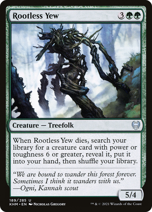 Rootless Yew (KHM-189) - Kaldheim