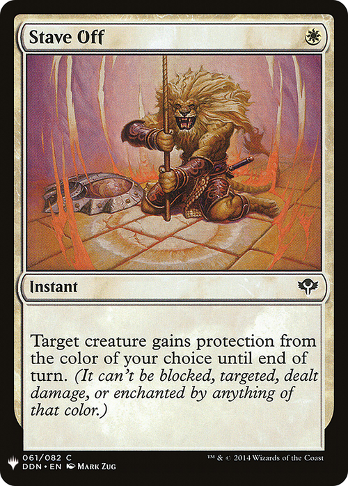 Stave Off (LIST-DDN-61) - The List