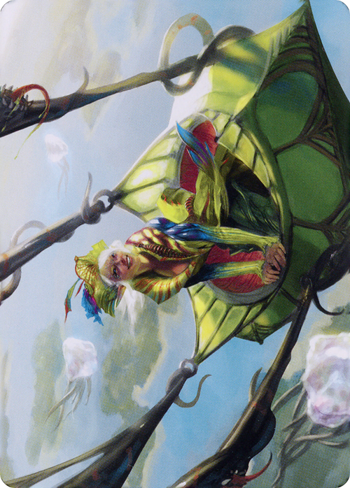 Nael, Avizoa Aeronaut // Nael, Avizoa Aeronaut (ADMU-051) - Dominaria United Art Series (Borderless)