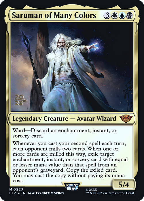 Saruman of Many Colors (PRE-223) - Tales of Middle-earth Promos Foil