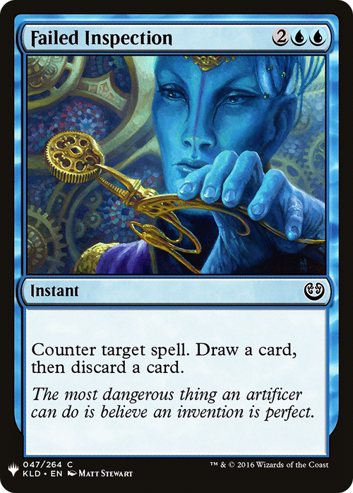 Failed Inspection (LIST-KLD-47) - The List