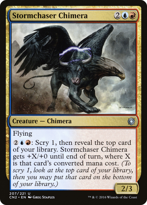 Stormchaser Chimera (CN2-207) - Conspiracy: Take the Crown Foil