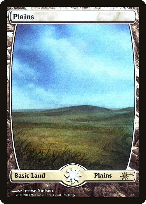 Plains - Full Art (1) (JDG-01★) - Judge Gift Cards 2014 Foil