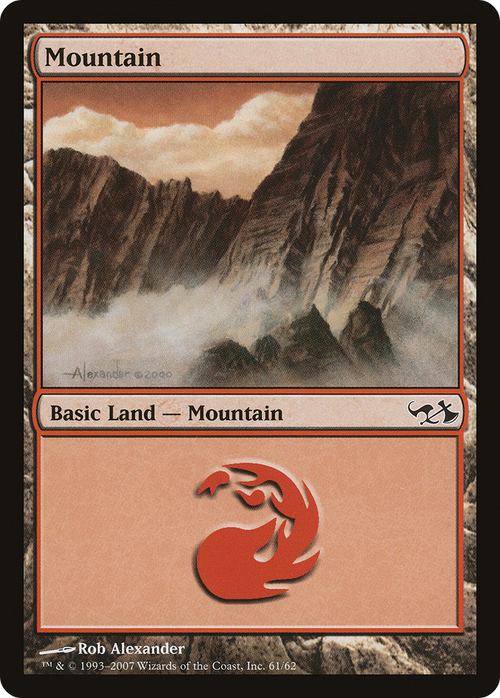 Mountain (61) (EVG-061) - Duel Decks: Elves vs. Goblins