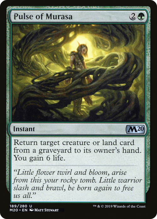 Pulse of Murasa (M20-189) - Core Set 2020 Foil