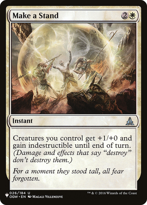 Make a Stand (LIST-OGW-26) - The List