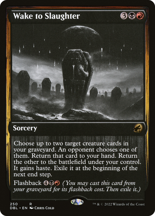 Wake to Slaughter (DBL-250) - Innistrad: Double Feature Foil
