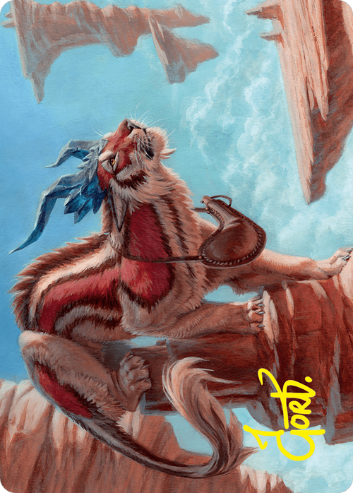 Felidar Savior // Felidar Savior (AFDN-003) - Foundations Art Series (Borderless) Foil