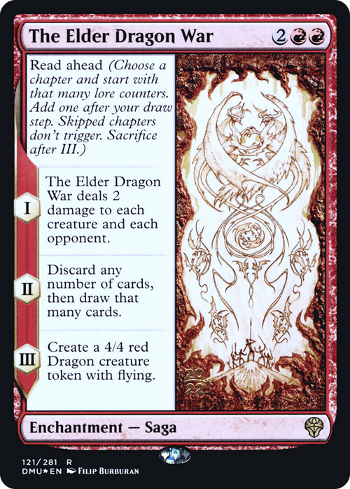 The Elder Dragon War (PRE-121) - Dominaria United Promos Foil